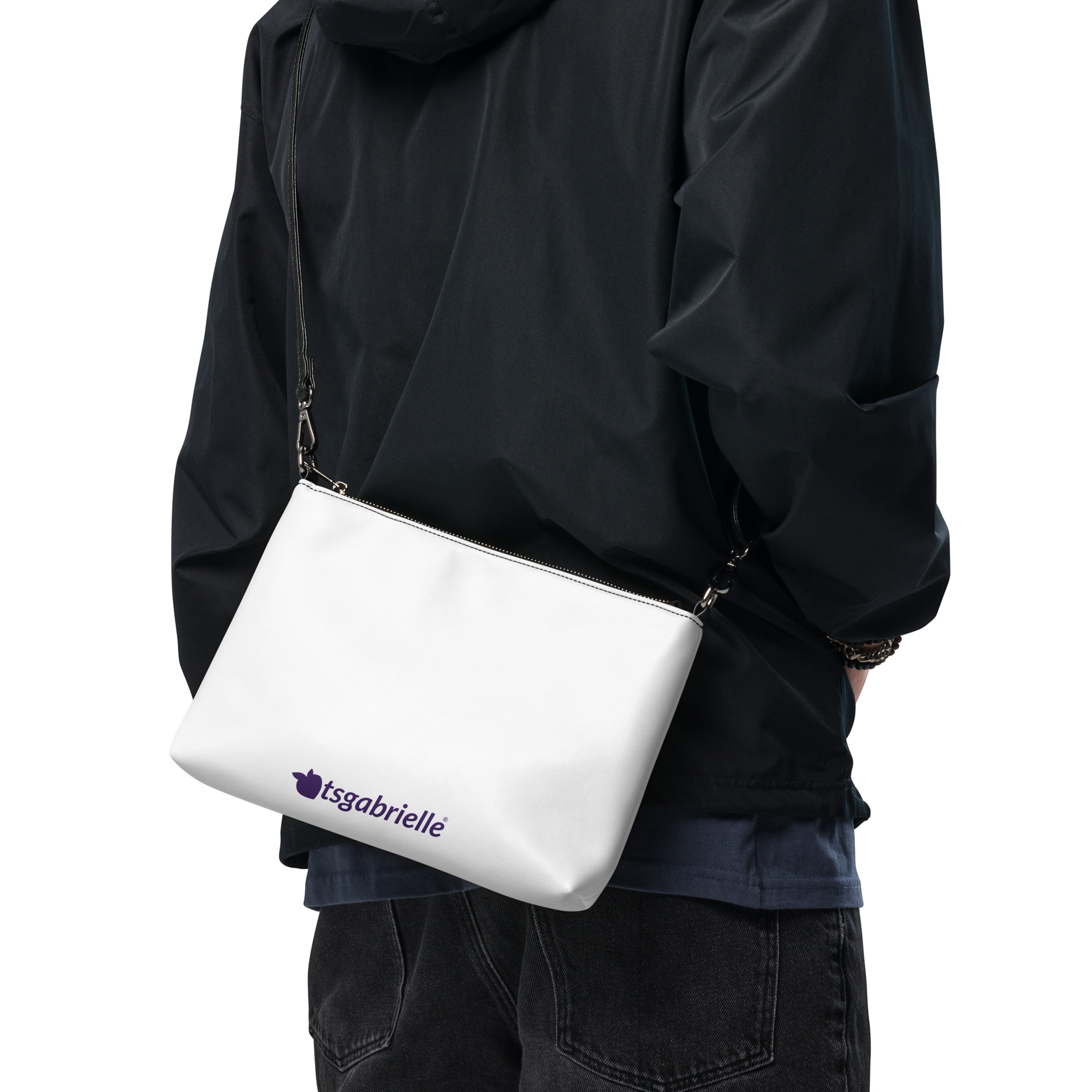 tsgabrielle® • Paris - Notre-Dame Cathedral • Torba crossbody • Biały • 11″ × 8″ - View 8