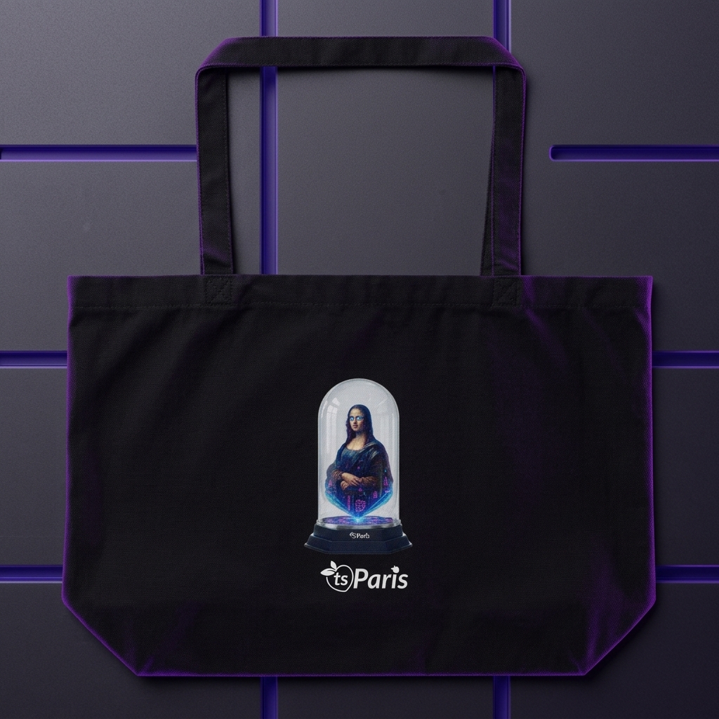 tsgabrielle® • Paris - Da Vinci • Large torba tote • czarny • Cotton Organic - View 11