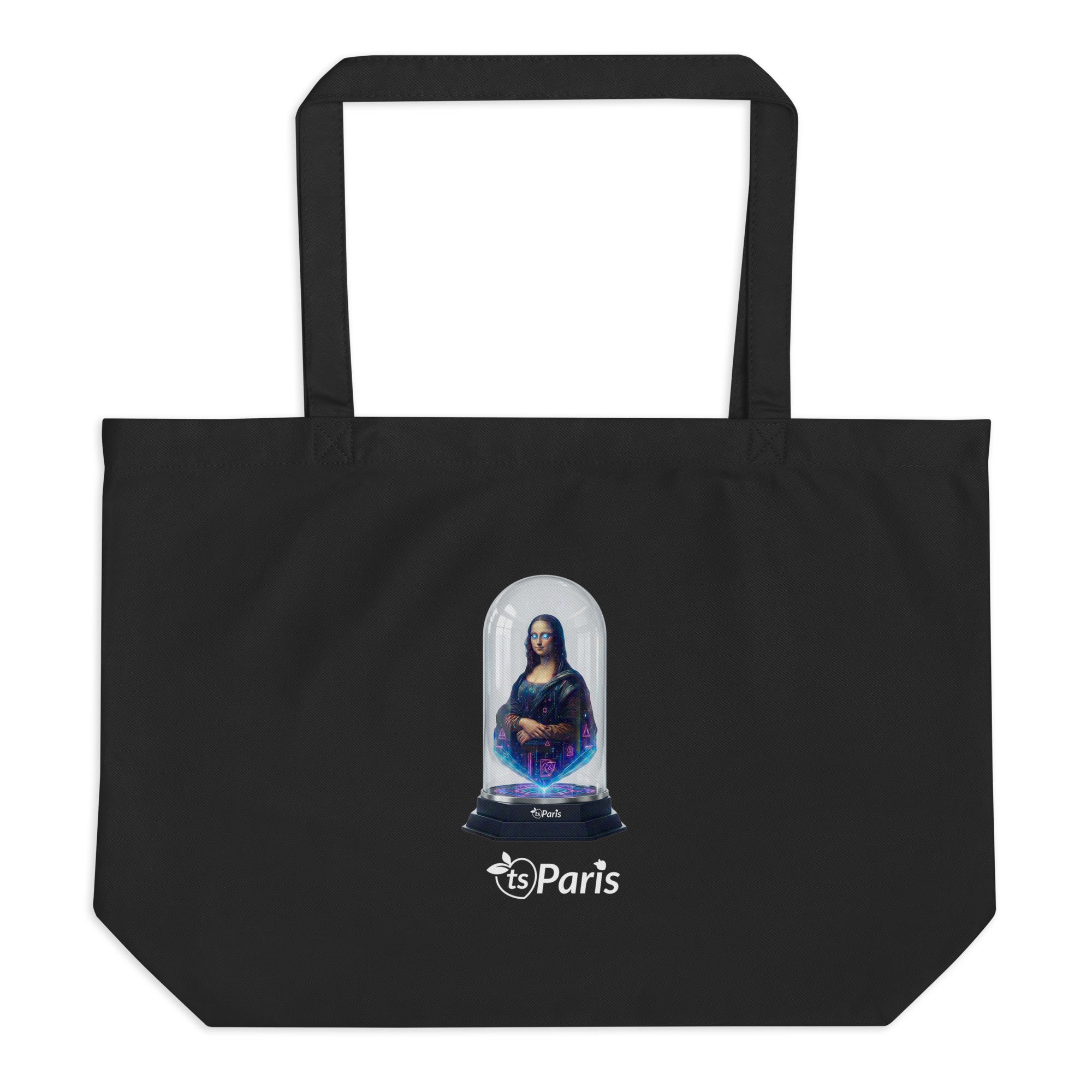 tsgabrielle® • Paris - Da Vinci • Large torba tote • czarny • Cotton Organic