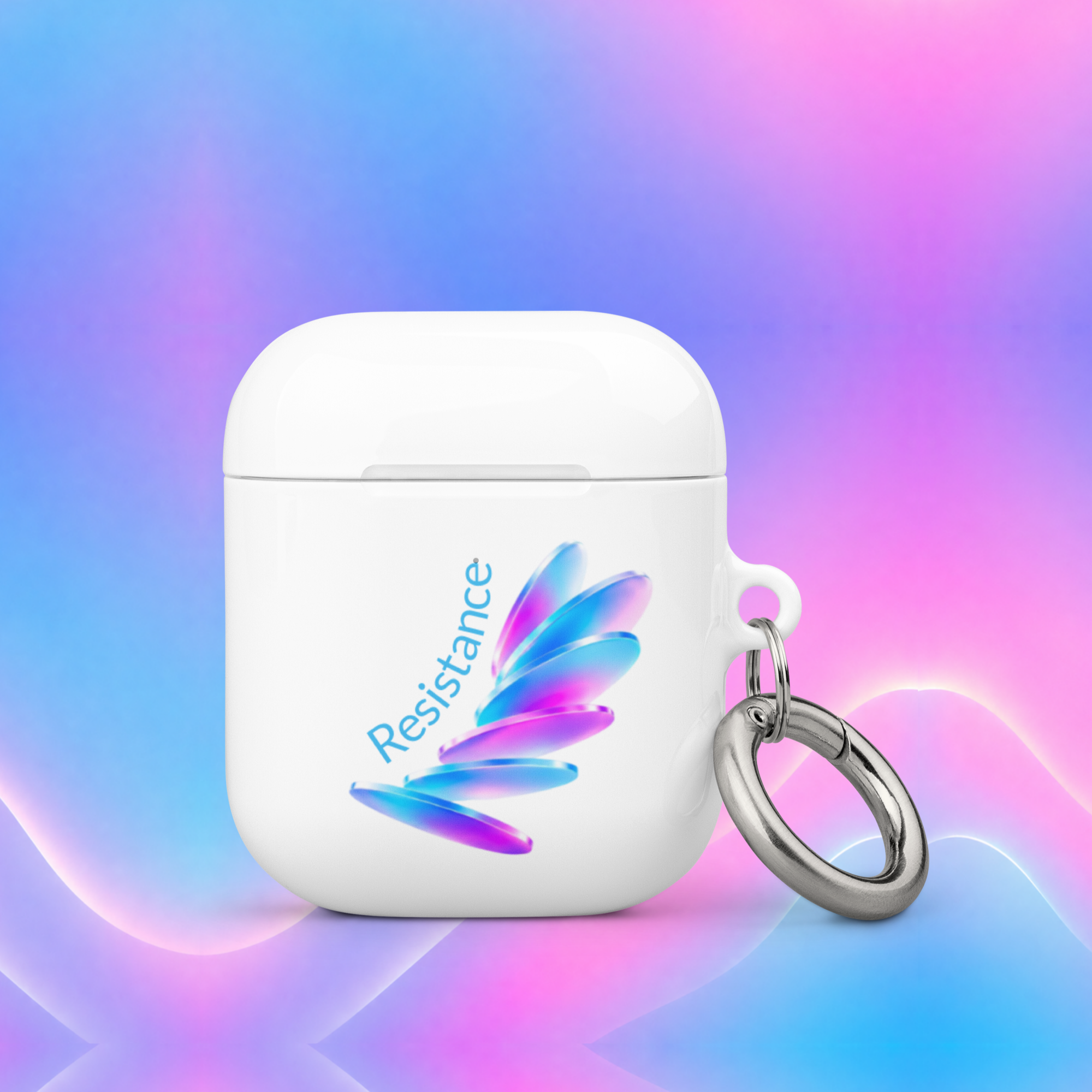 tsgabrielle® • Pride 26 • Etui Kompatybilne z AirPods® • Białe