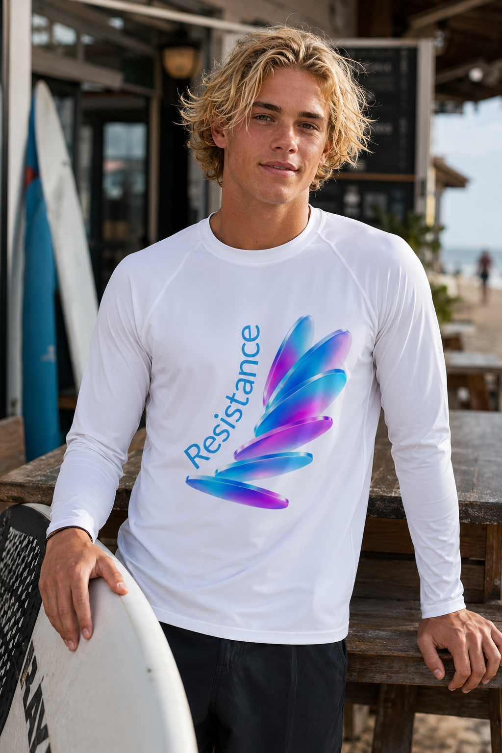 tsgabrielle® • Dla Niego • Pride 26 • Rash Guard • Biały