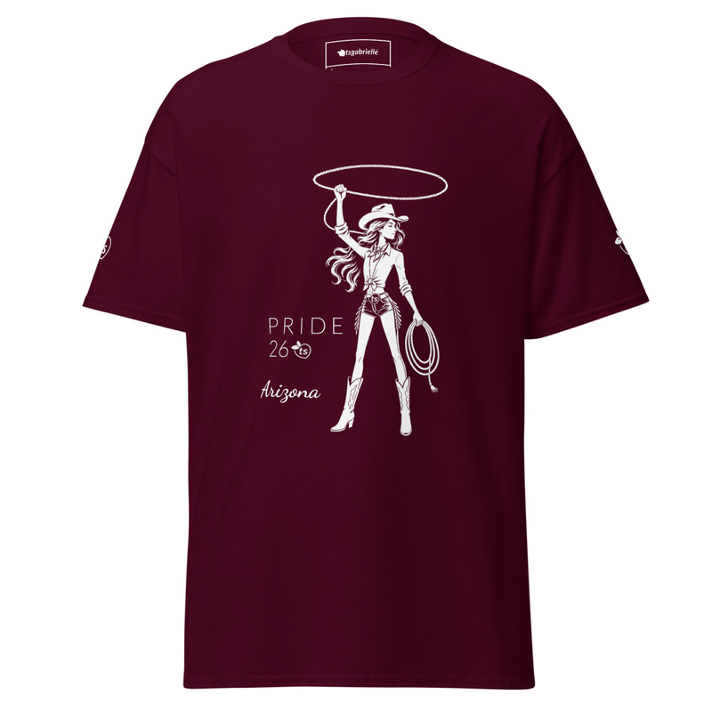 tsgabrielle® • Dla Niego • Pride 26 - Arizona • Klasyczny T-shirt • 14 Kolorów - Maroon - View 14