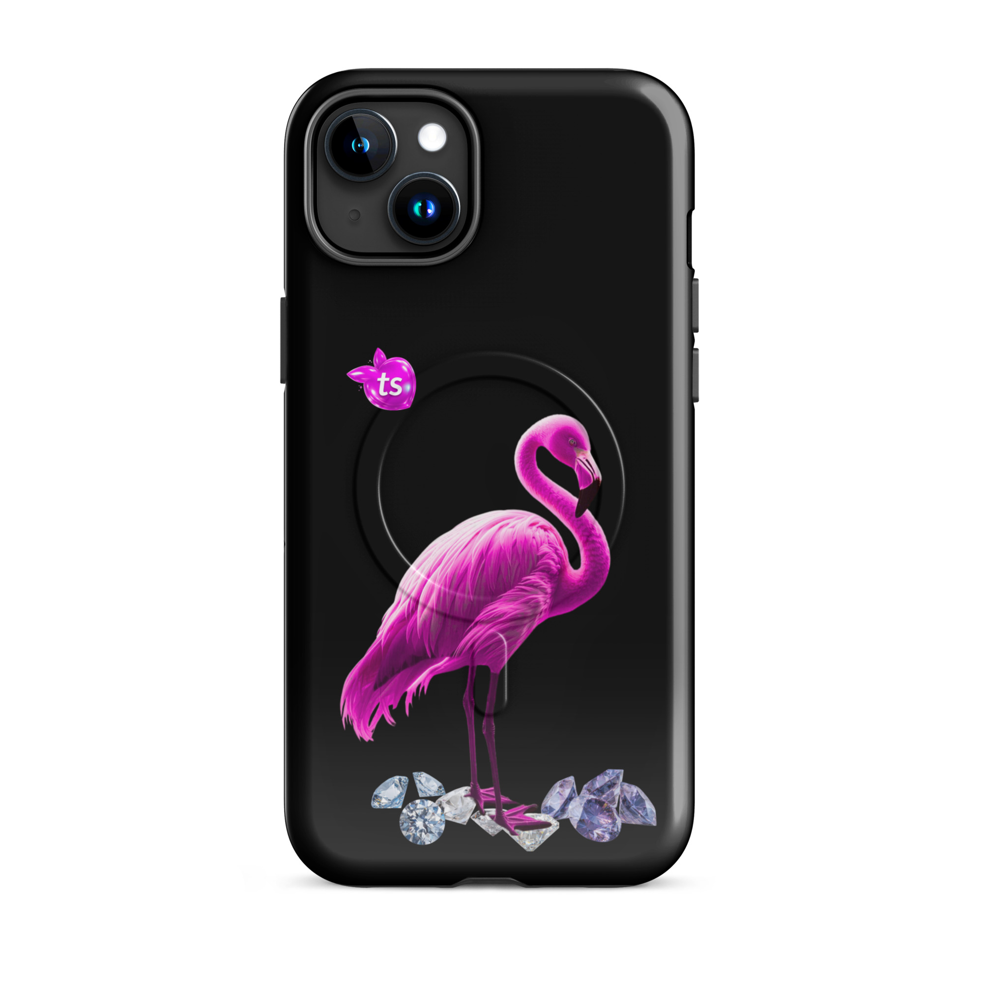 tsgabrielle® • Flamant Rose • Tough Case Compatible with iPhone® • MagSafe® • Latest Models