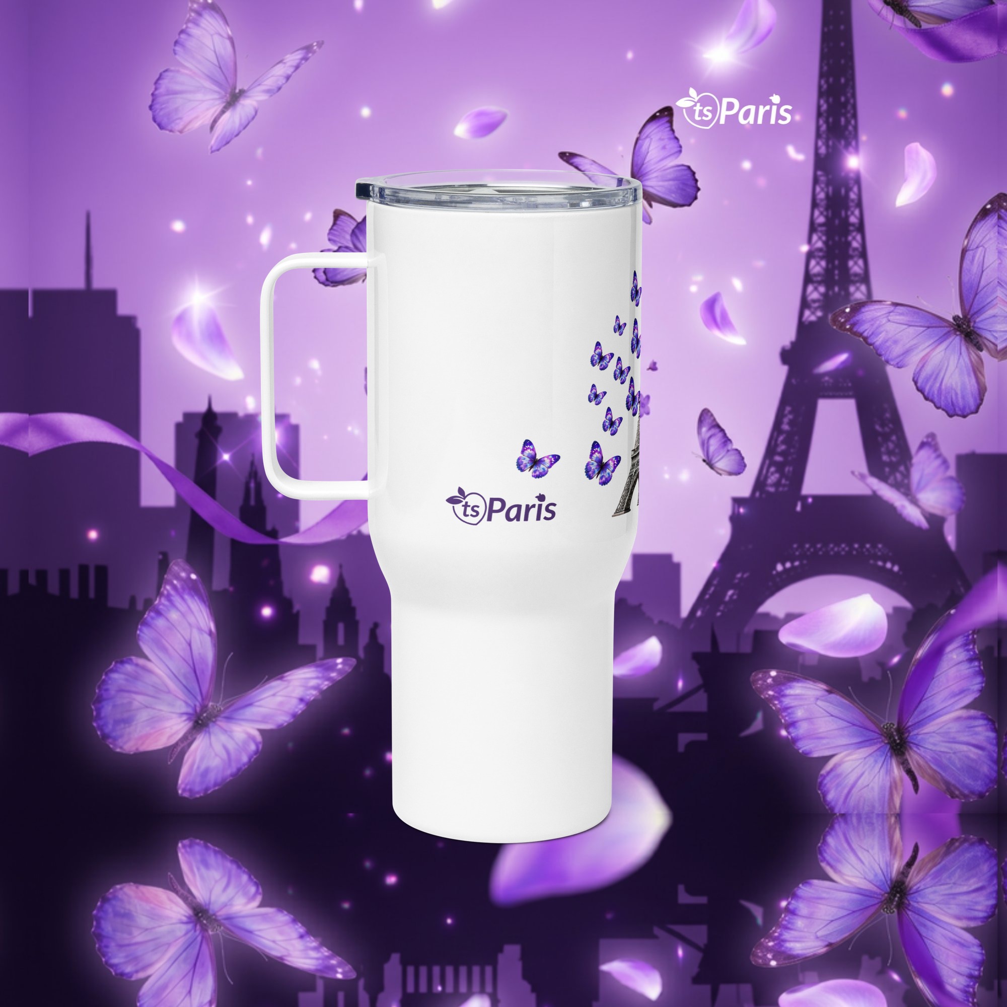 tsgabrielle® • Paryż - Wieża Eiffla • Kubek z Uchem • 2 Rozmiary - White - View 12