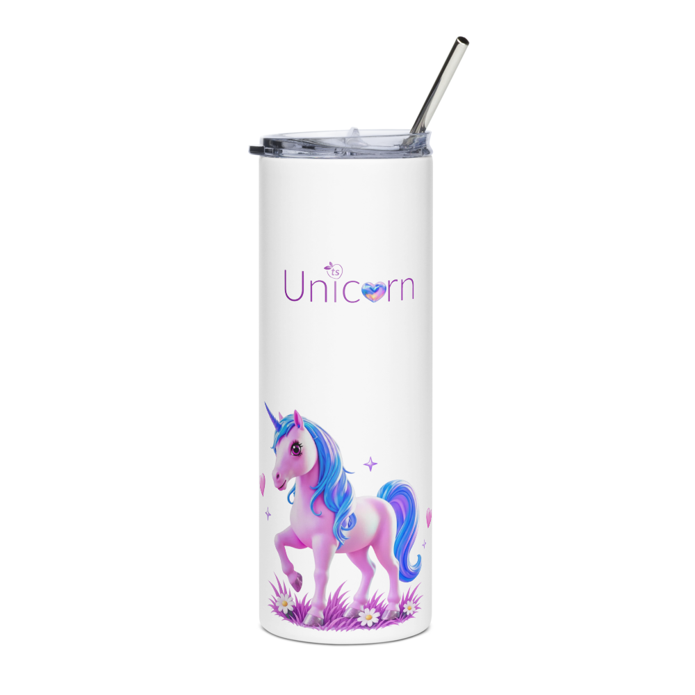 tsgabrielle® • Unicorn - Seraphina • Tumbler • Stainless Steel • White • 20 oz