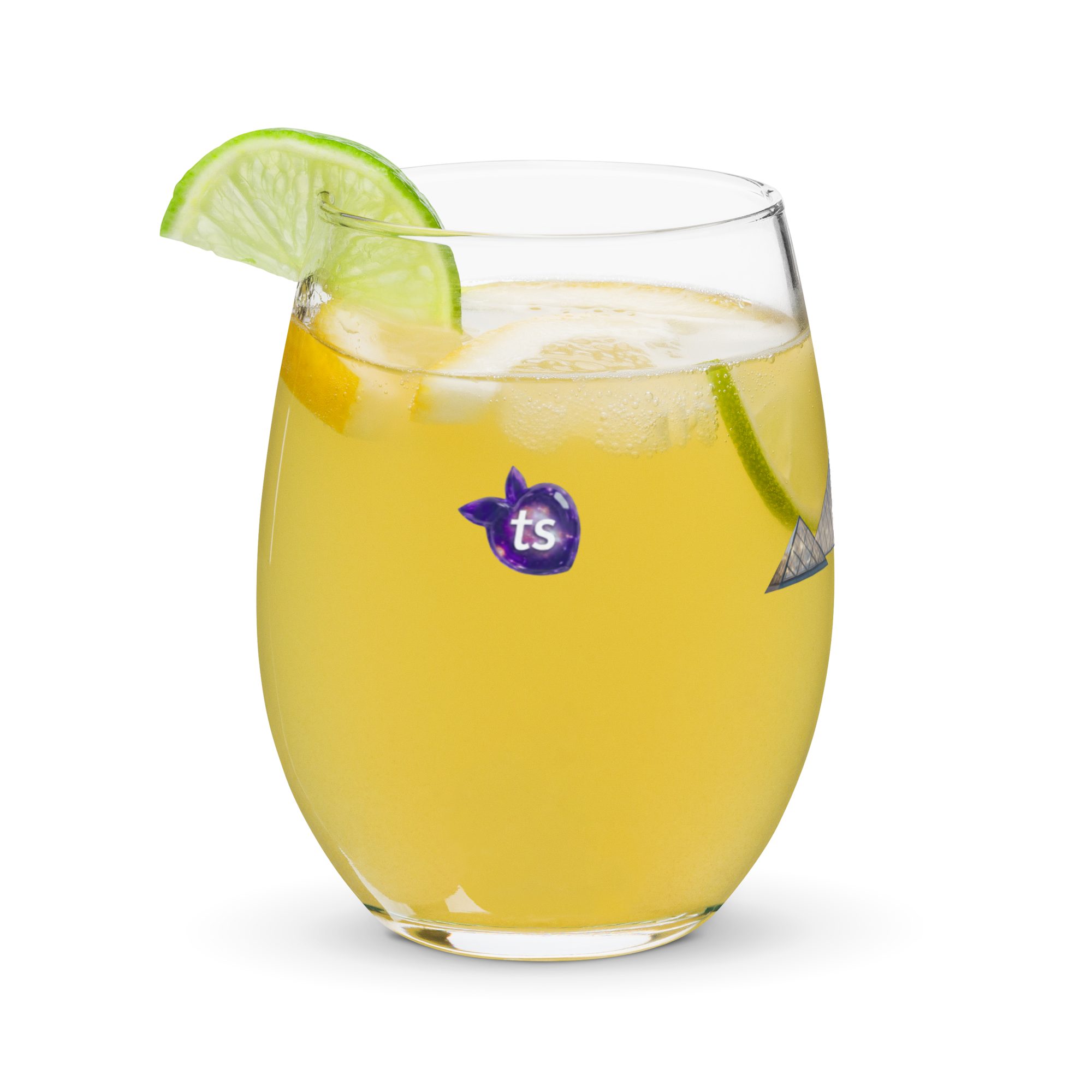 tsgabrielle® • Paryż – Piramida Luwru • Kieliszek bez nóżki • 15 oz - View 6