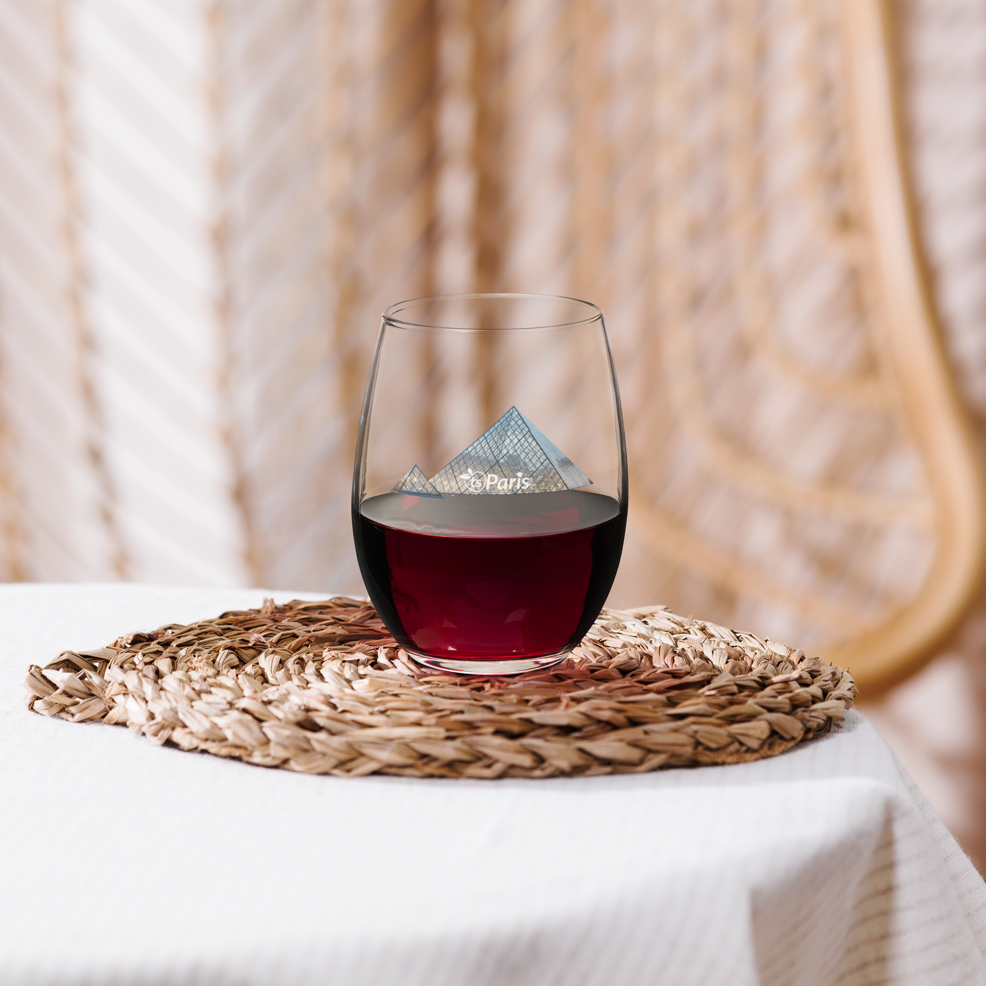 tsgabrielle® • Paryż – Piramida Luwru • Kieliszek bez nóżki • 15 oz - View 9
