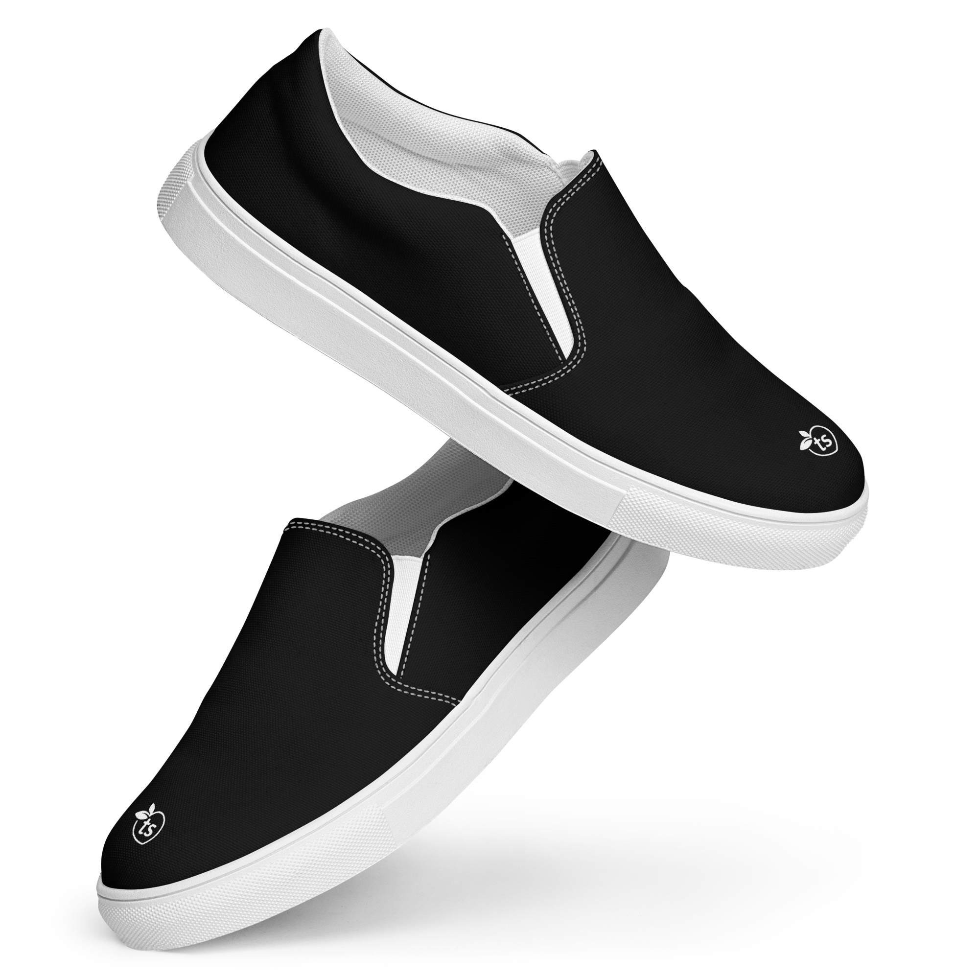 tsgabrielle® • Dla Niego • Wsuwane Buty Płócienne • Czarne - View 8