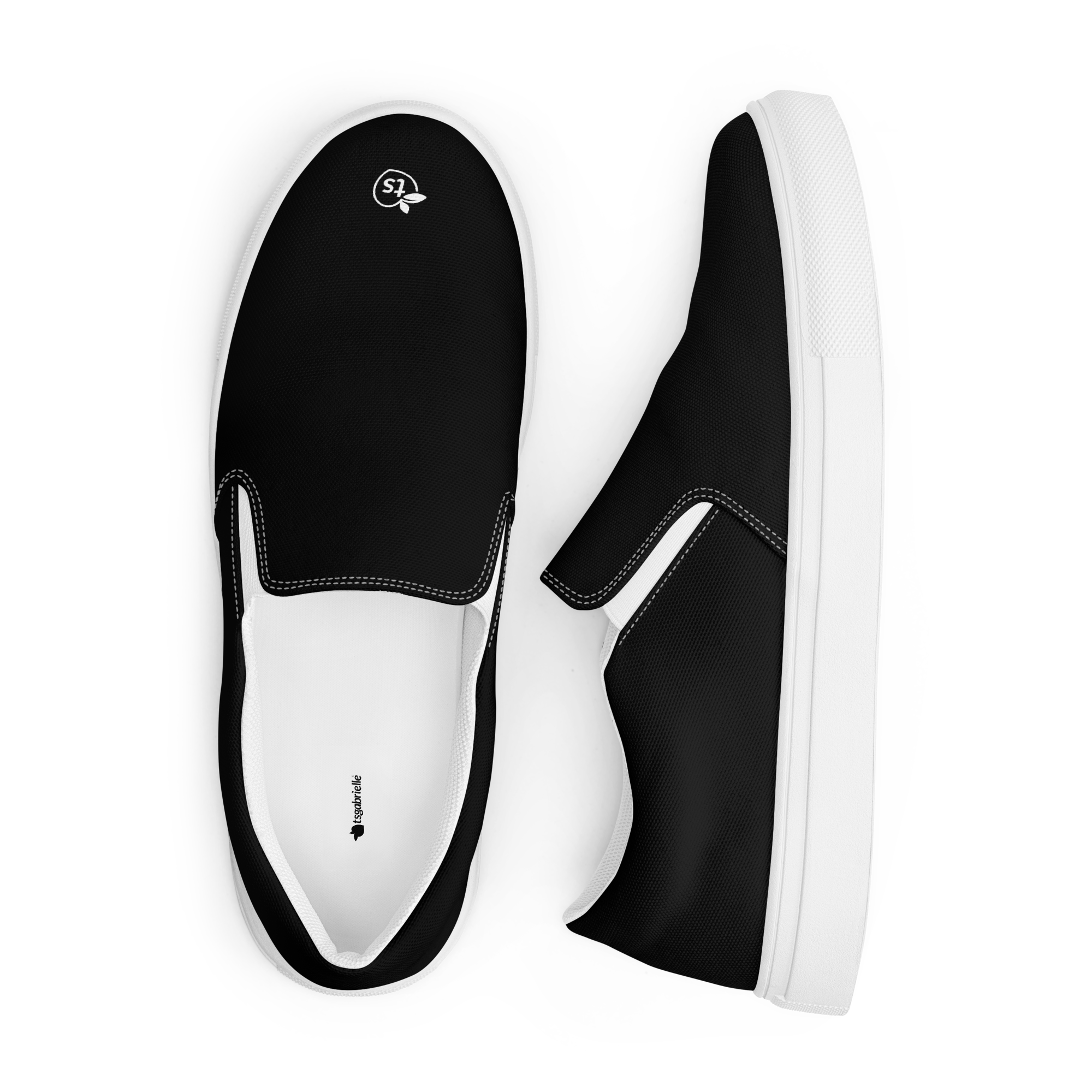 tsgabrielle® • Dla Niego • Wsuwane Buty Płócienne • Czarne - View 11