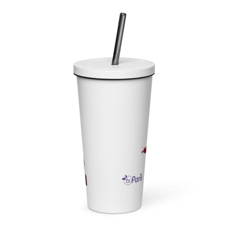 tsgabrielle® • Paris - Napoleon Bonaparte • kubek termiczny • Stainless Steel • bialy • 20 oz
