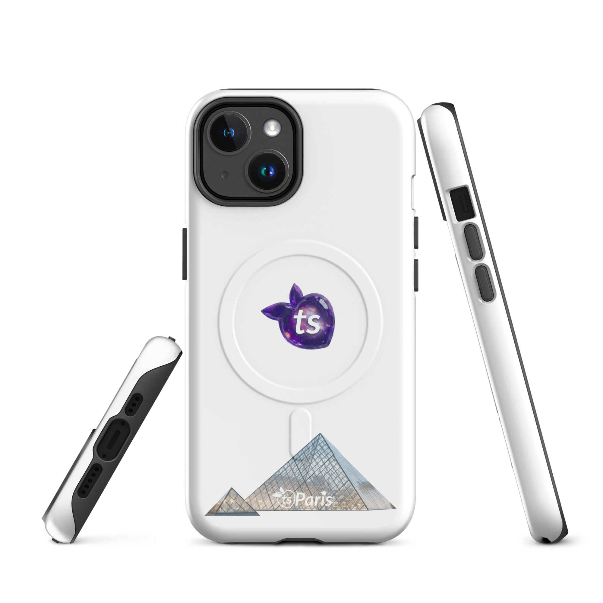 tsgabrielle® • Paris - The Louvre Pyramid • Wytrzymałe etui • MagSafe® • Compatible with iPhone® • Najnowsze modele - View 2