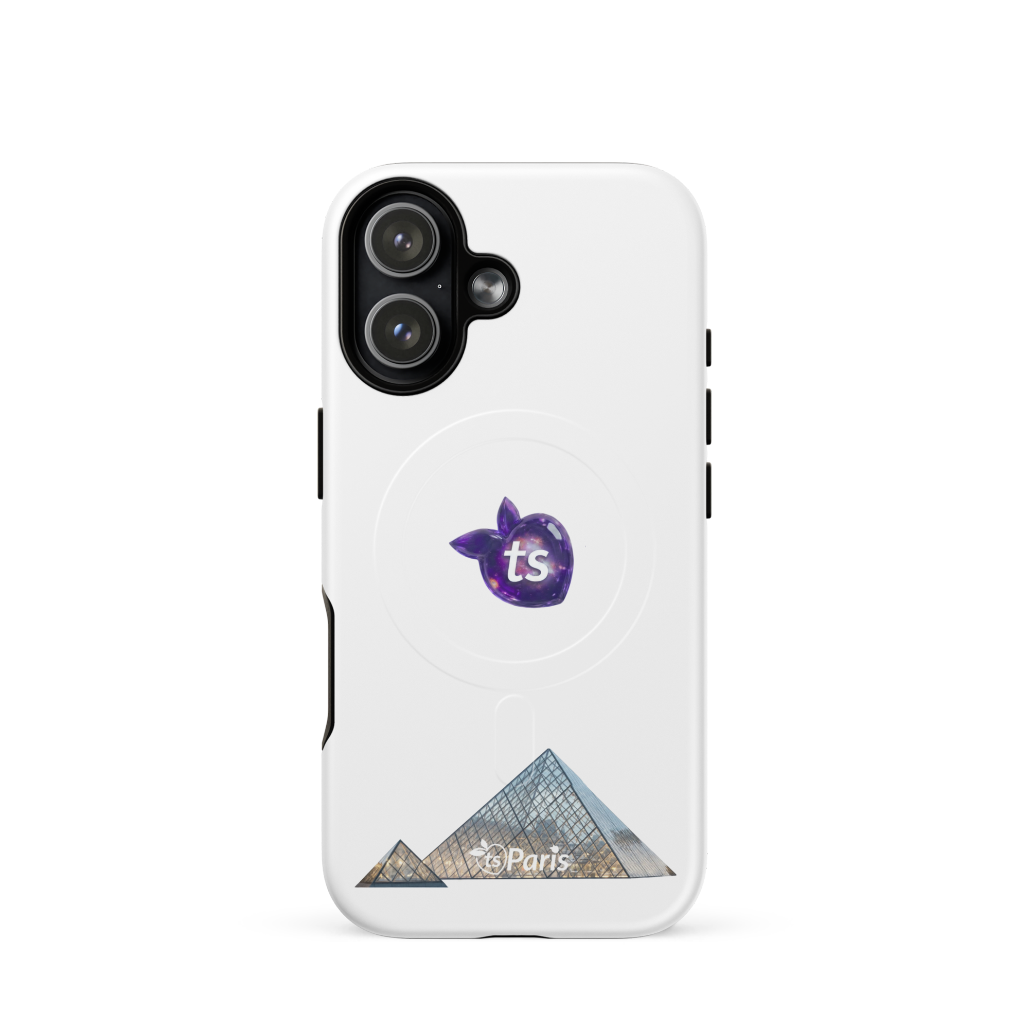 tsgabrielle® • Paris - The Louvre Pyramid • Wytrzymałe etui • MagSafe® • Compatible with iPhone® • Najnowsze modele