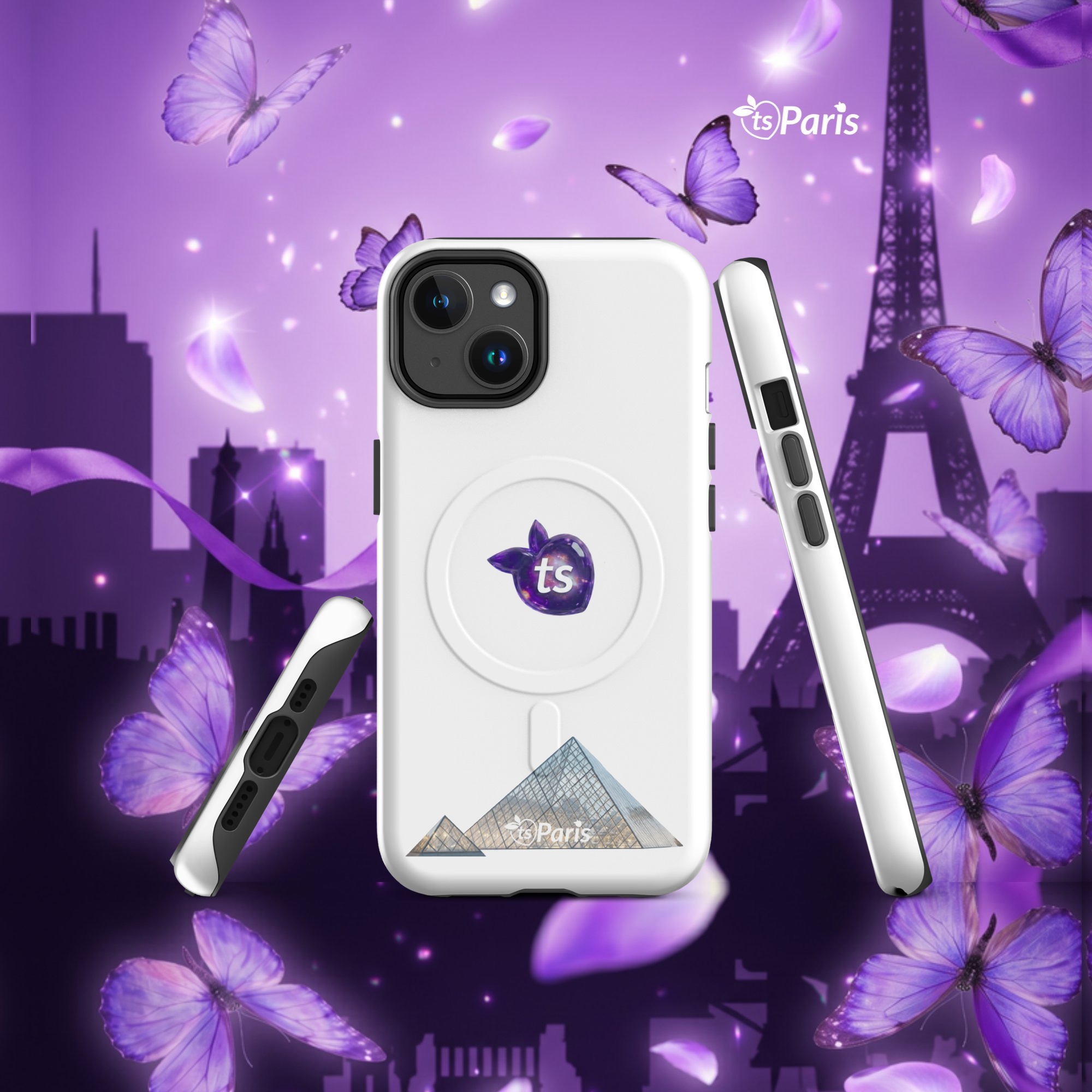 tsgabrielle® • Paris - The Louvre Pyramid • Wytrzymałe etui • MagSafe® • Compatible with iPhone® • Najnowsze modele - Glossy - View 5