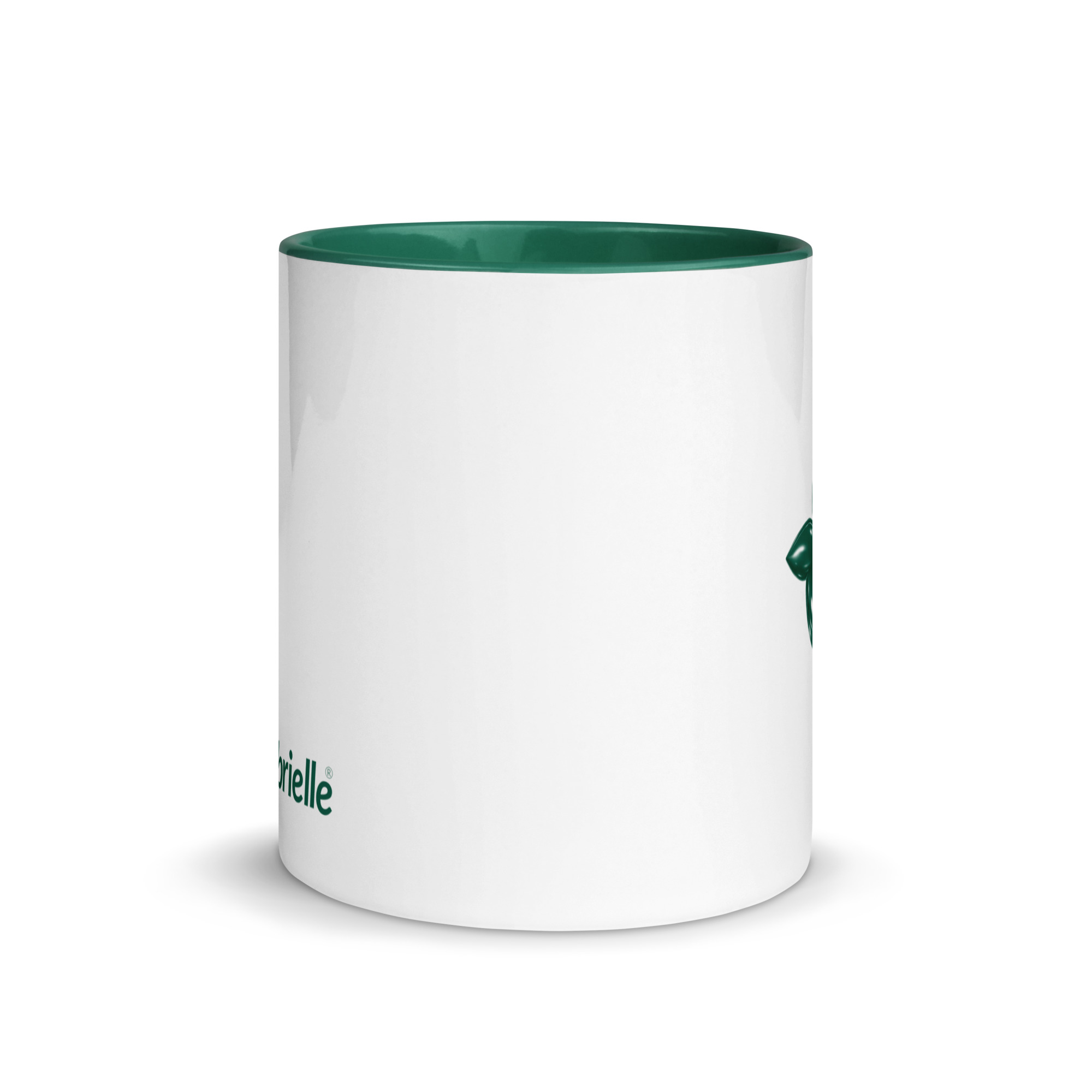 tsgabrielle® • Kubek z ciemnozielonym wnętrzem • Ceramika • 2 rozmiary