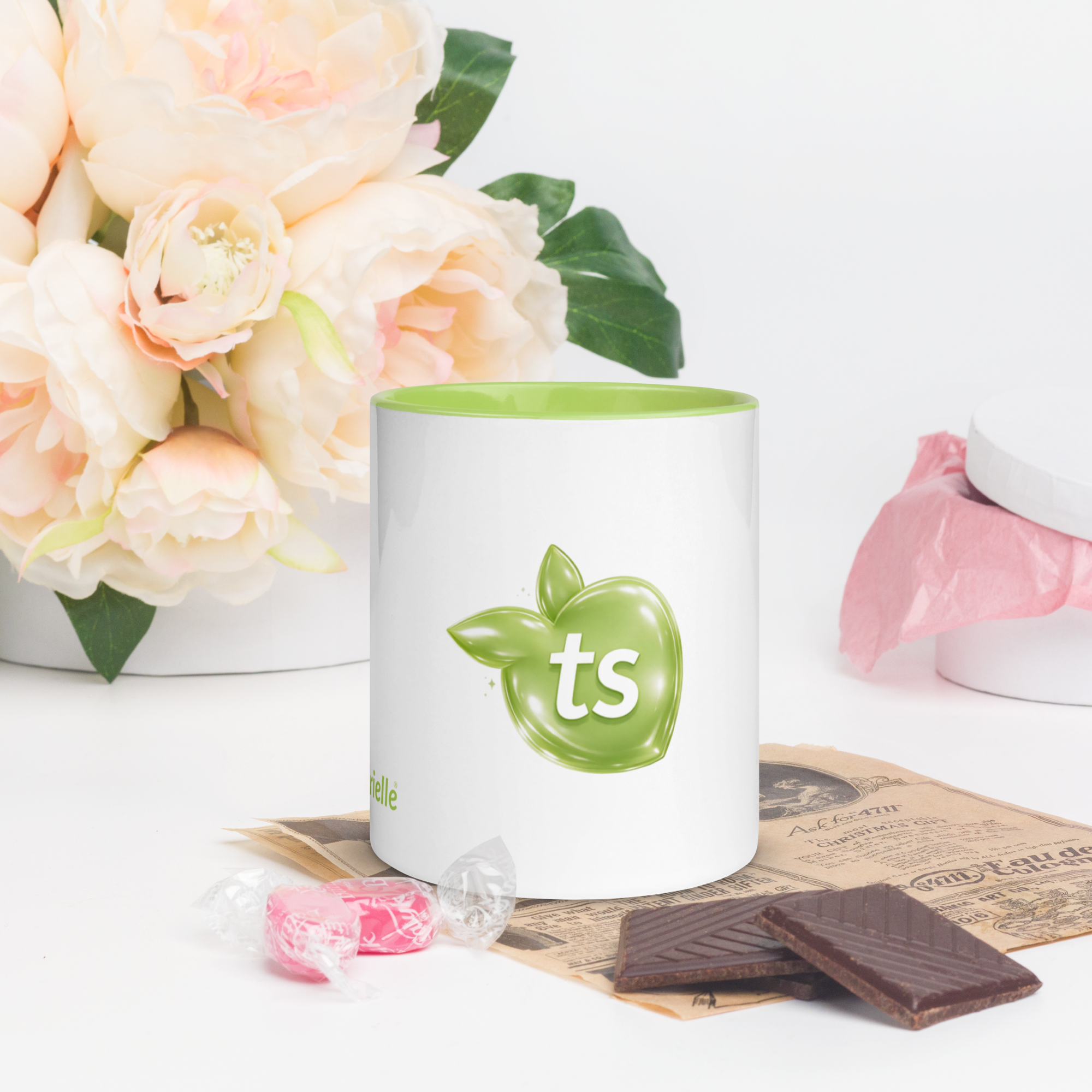 tsgabrielle® • Kubek z limonkowym wnętrzem • Ceramika • 11 oz - View 7
