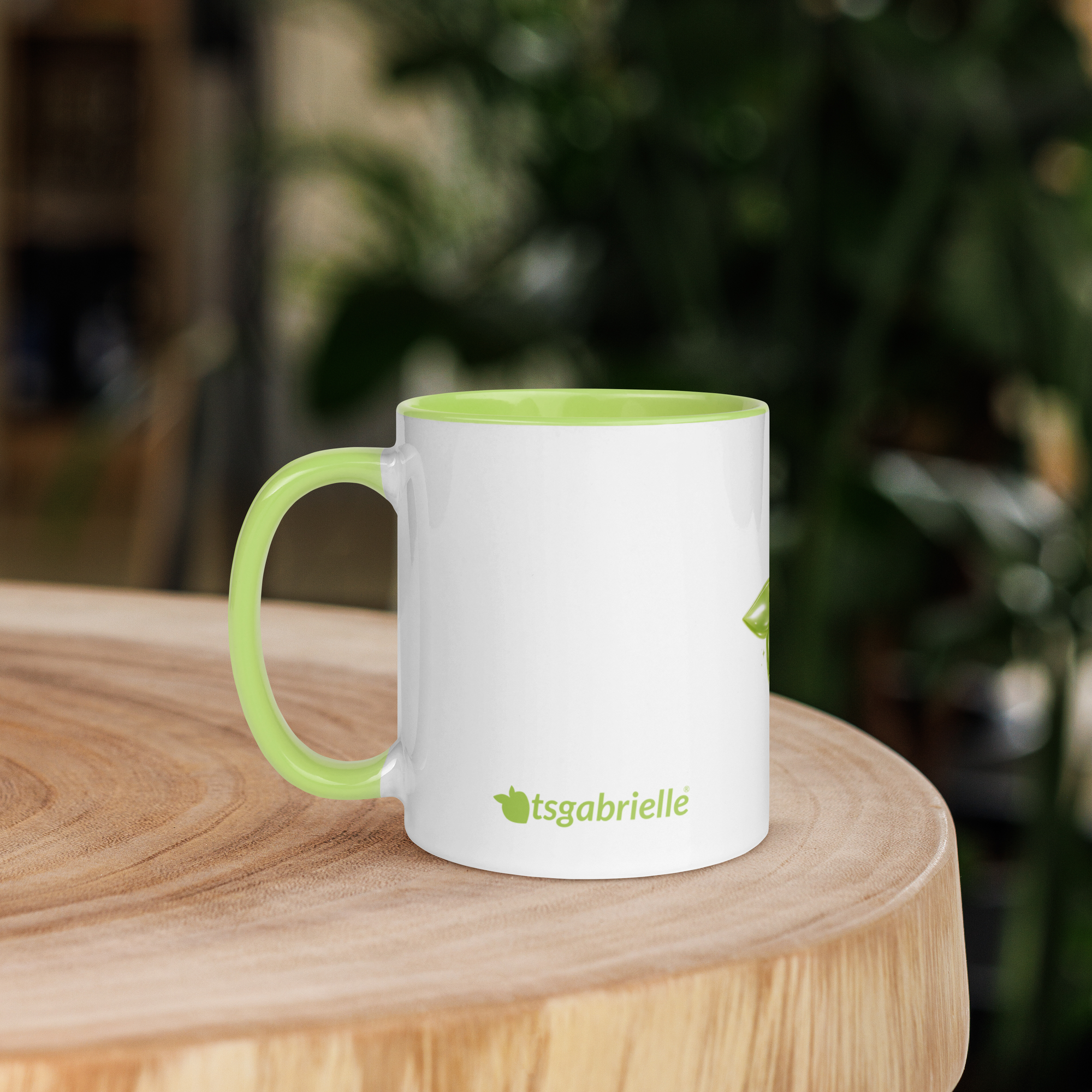 tsgabrielle® • Kubek z limonkowym wnętrzem • Ceramika • 11 oz - View 14